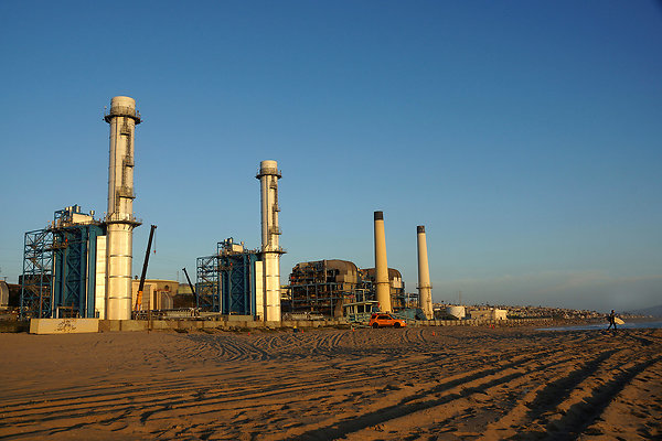 LifeguardStationSAwebsite - Life Guard Station, Surfer, and Power Plant, from the El Segundo Series, 2016-2019, Archival Pigment Print